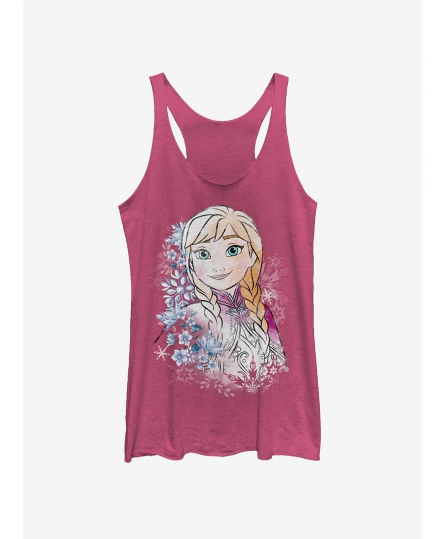 Festival Price Disney Frozen Anna Flowers Girls Tank $7.46 Tanks