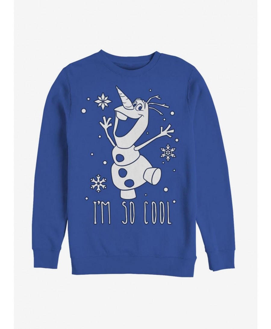 Cheap Sale Disney Frozen So Cool Sweatshirt $13.28 Sweatshirts