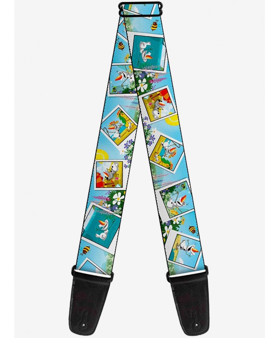 Trendy Disney Frozen Olaf Summertime Snapshots Guitar Strap $9.46 Guitar Straps