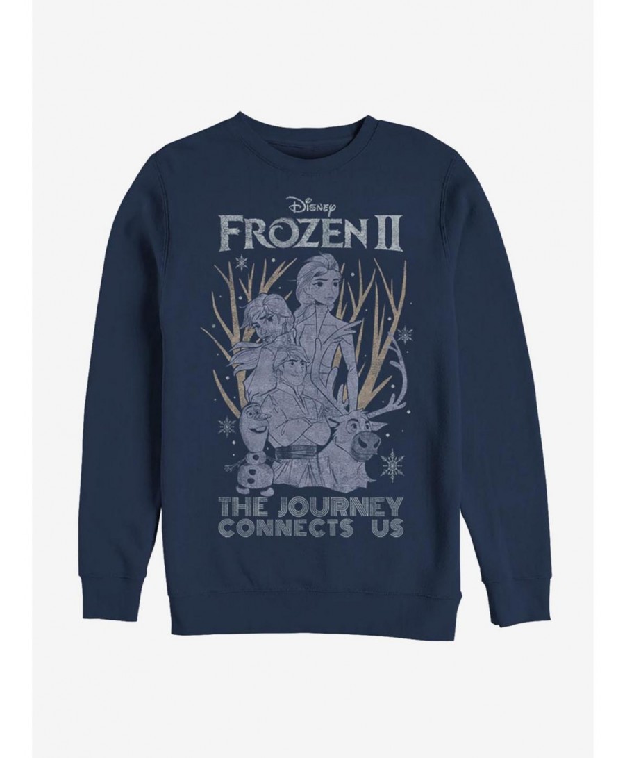 Sale Item Disney Frozen 2 Sketchy Group Sweatshirt $13.28 Sweatshirts